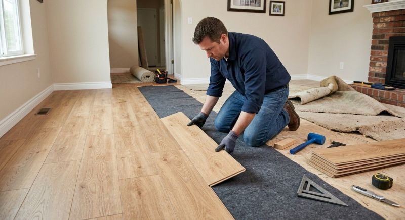 Laminate Floor Remodeling in Saint Charles, MO