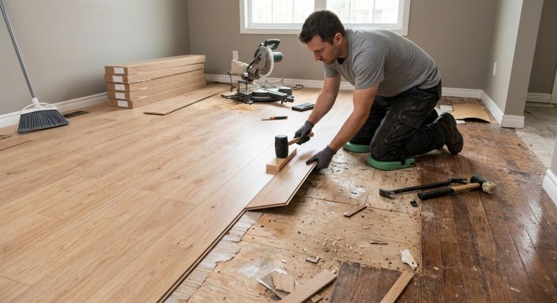 Laminate Floor Replacement in Jerseyville, IL