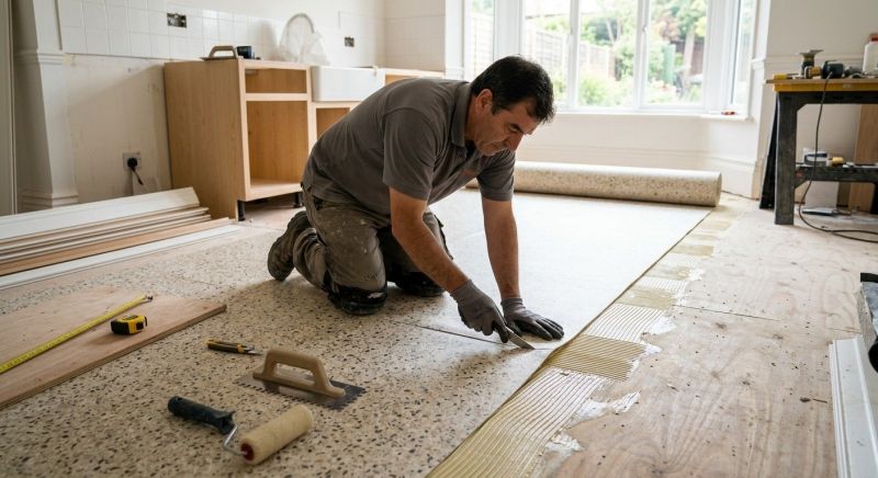 Linoleum Floor Installation in Alton, IL