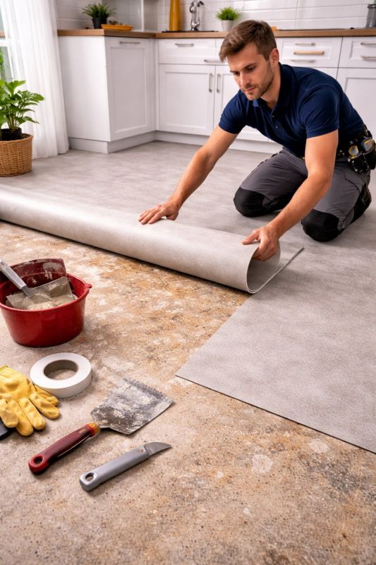 Linoleum Floor Installation in Saint Peters, MO