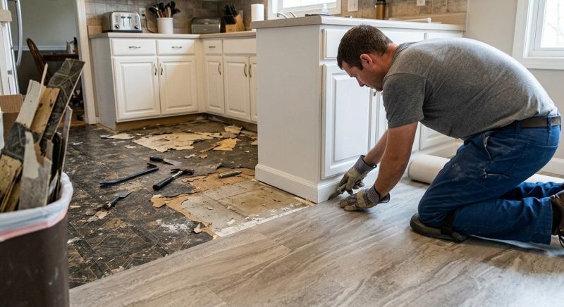 Linoleum Floor Installation in Winfield, MO