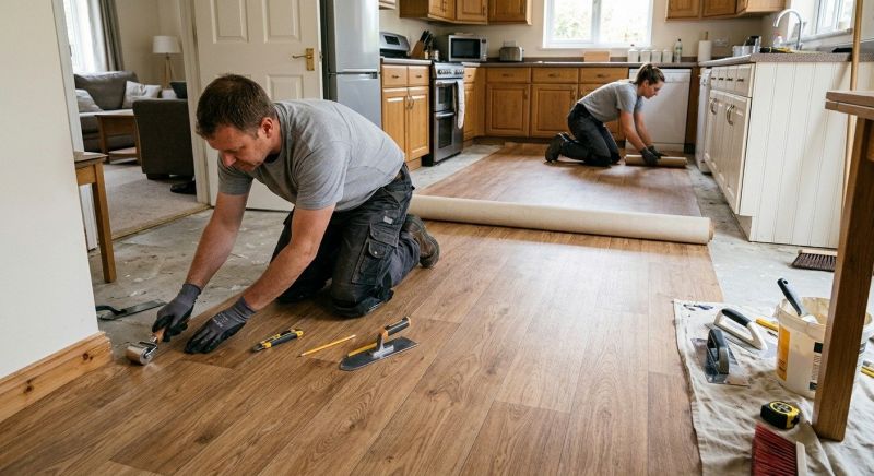 Linoleum Flooring Replacement in Saint Charles, MO