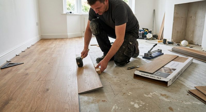 Luxury Vinyl Tile Installation in Grover, MO