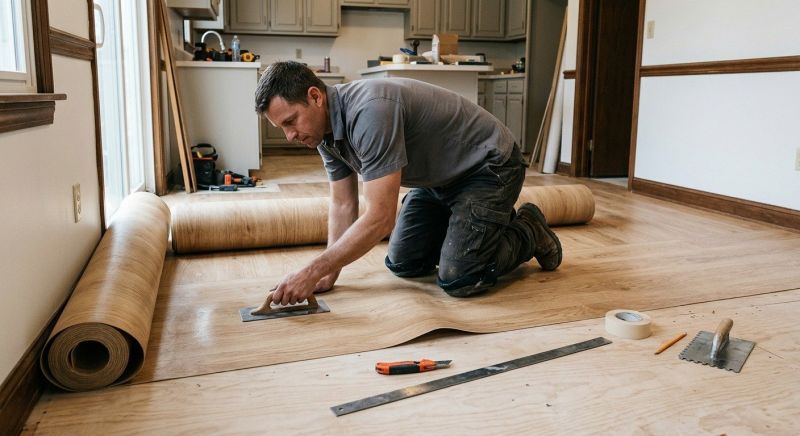 Sheet Flooring Installation in Alton, IL